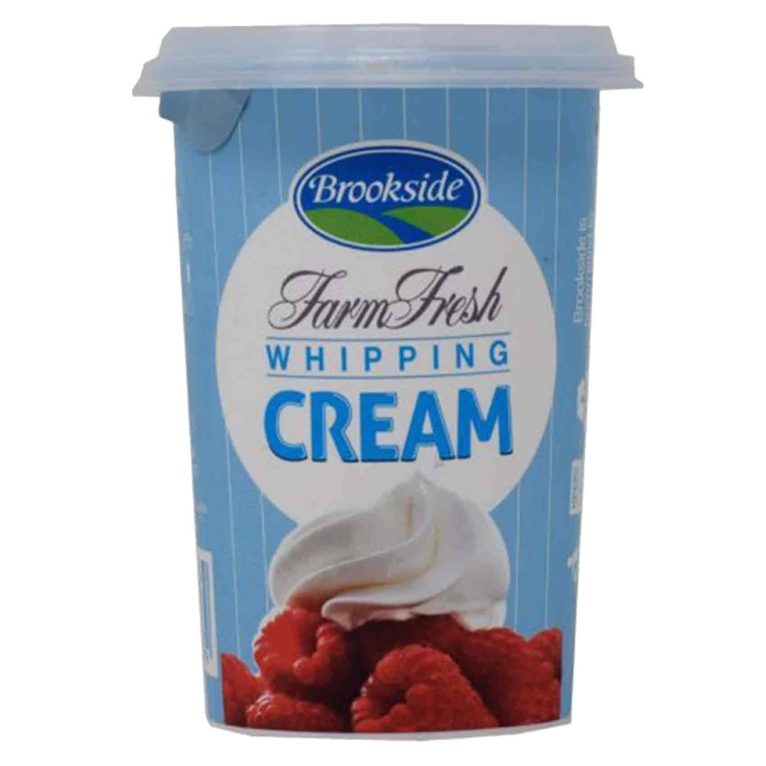 BROOKSIDE WHIPPING CREAM CUP 400ML
